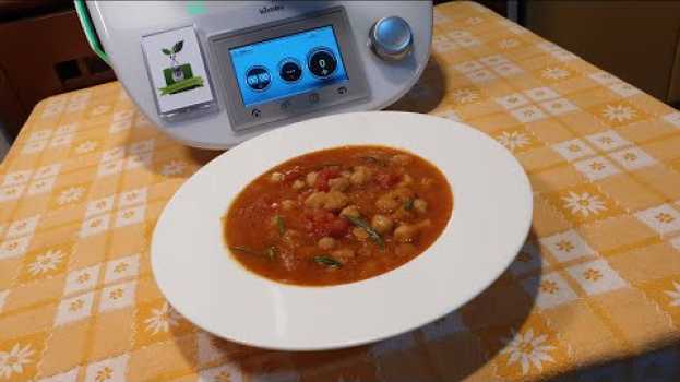 Video Zuppa di ceci e pomodoro per bimby TM6 TM5 TM31 em português