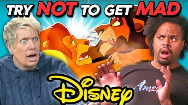 Видео Adults React To Try Not To Get Mad Challenge (DISNEY EDITION) на русском