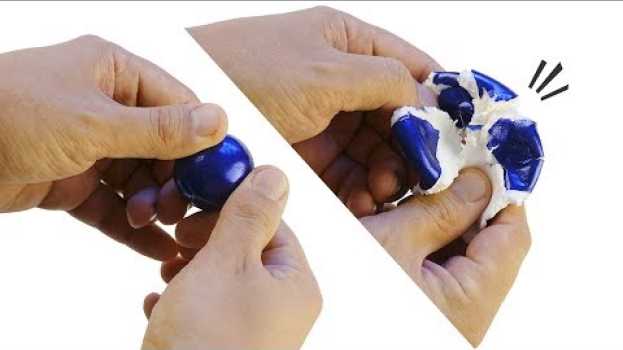Video Comment faire des boules craquantes ASMR / Clay cracking   türkçe