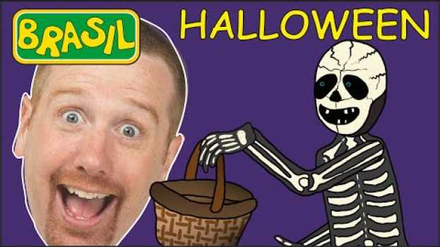 Video Truque ou Doce no Halloween | Histórias de Terror para Crianças | Steve and Maggie Brasil en français