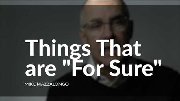 Видео Things That are "For Sure" на русском