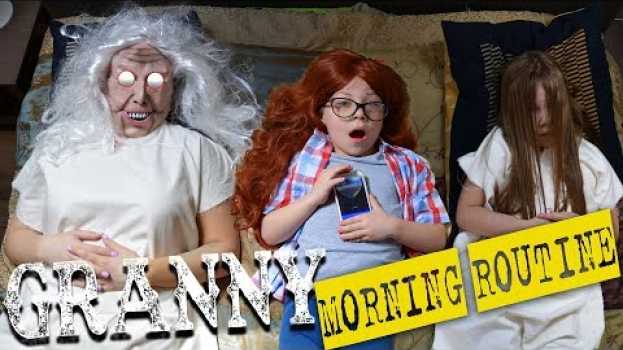 Video Мое утро бабули и внучки Slendrina. My morning routine в реальной жизни! in English