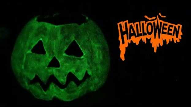 Video como hacer una calabaza que brilla en la oscuridad en français