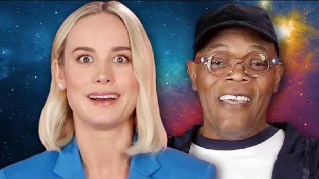 Video The Cast of "Captain Marvel" Plays Superhero Would You Rather in English