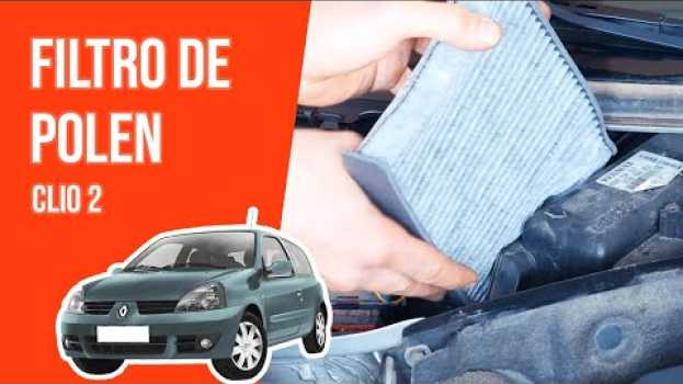 Video Cómo cambiar el filtro de polen / habitáculo CLIO 2 👃 po polsku