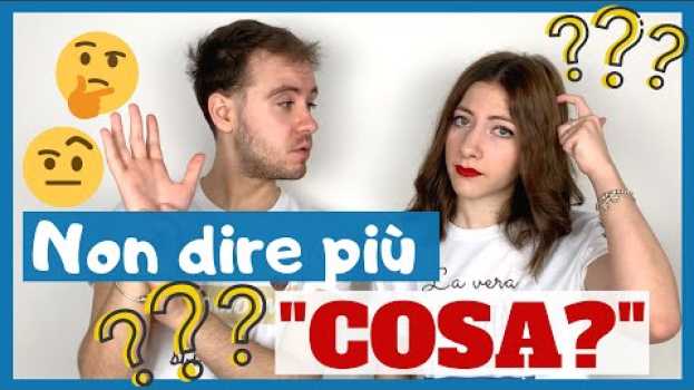 Video NON Dire “COSA?” Quando NON Capisci: Impara le ALTERNATIVE per CHIEDERE di RIPETERE! 😁 in English