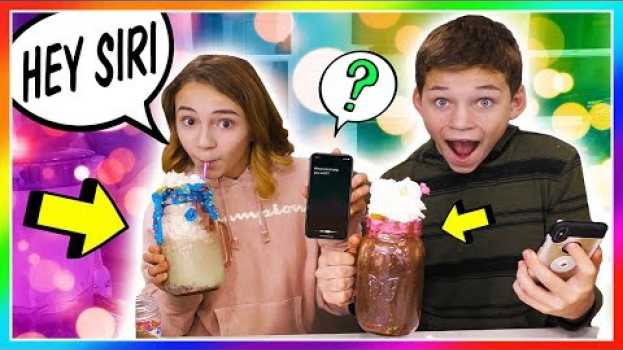Video SIRI MAKES OUR MILKSHAKE | MYSTERY MILKSHAKE CHALLENGE | We Are The Davises auf Deutsch