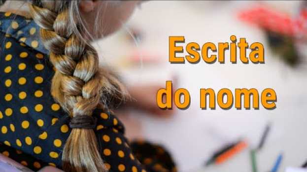 Video Como ensinar uma criança a escrever seu PRÉ-NOME   türkçe