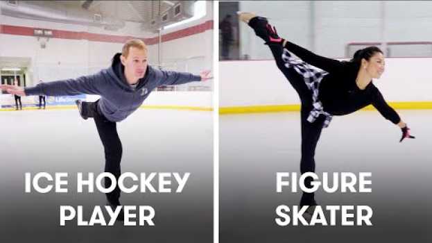 Video Hockey Players Try To Keep Up With Figure Skaters | SELF em português