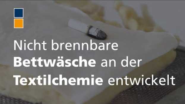Видео Nicht brennbare Bettwäsche kann Leben retten на русском