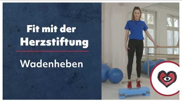 Video Fit mit der Herzstiftung - Wadenheben auf einer Treppenstufe po polsku
