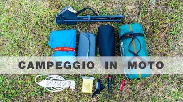 Video CAMPEGGIO IN MOTO - Cosa portiamo? en español