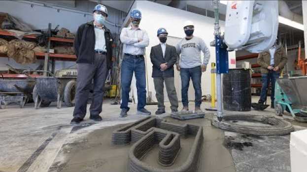 Video 3D-Printed Concrete Structures for Offshore Wind Energy Generation en français