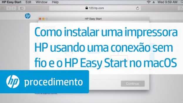 Видео Como instalar uma impressora HP usando uma conexão sem fio e o HP Easy Start no macOS | @HPSupport на русском