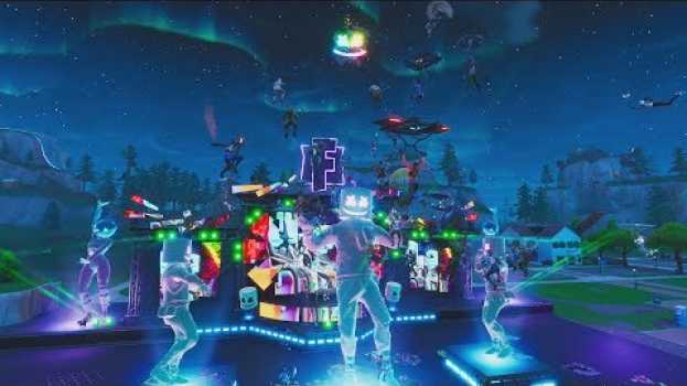 Video Marshmello Holds First Ever Fortnite Concert Live at Pleasant Park su italiano