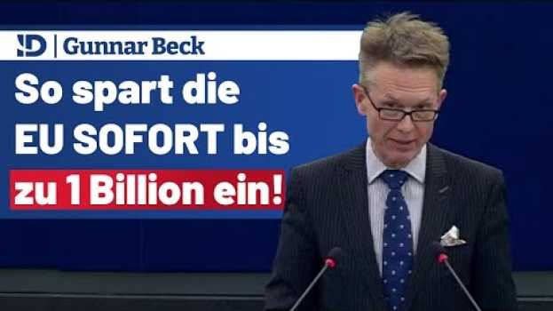 Video So spart die EU SOFORT bis zu 1 BILLION ein! | 𝐆𝐮𝐧𝐧𝐚𝐫 𝐁𝐞𝐜𝐤   türkçe