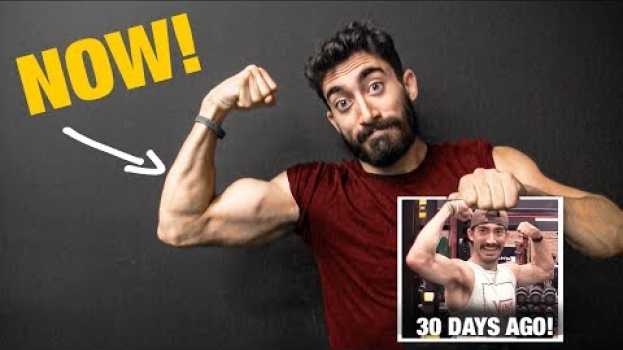 Video He Did This One Biceps Exercise for 30 Days (WOW!!) em português
