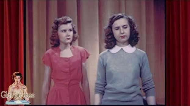 Video How to be Pretty - 1940's Guide for High School Girls em português