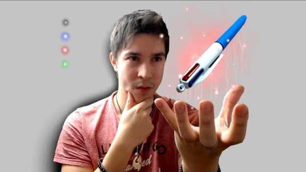 Video DESSINER avec un Stylo 4 COULEURS ? [Défi] en español