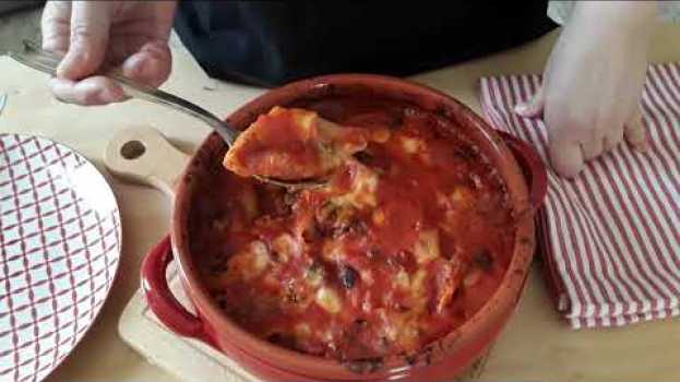 Video Conchiglioni ripieni di melanzane em português
