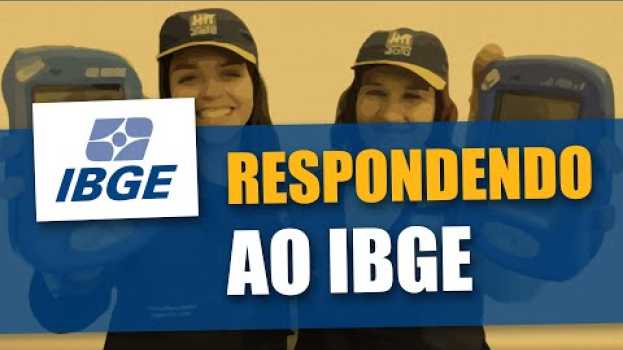 Video Responda ao IBGE e contribua com o retrato do Brasil • IBGE Institucional   türkçe