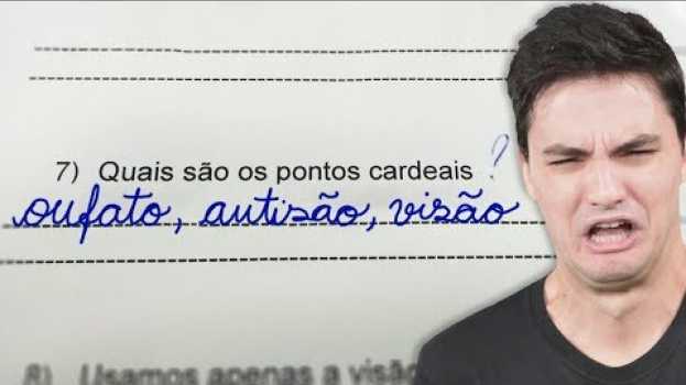 Video RESPOSTAS DE PROVAS MAIS ENGRAÇADAS! [+10] en français