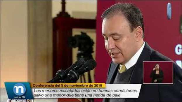 Video Los menores rescatados están en buenas condiciones, salvo una menor que tiene una herida de bala en français