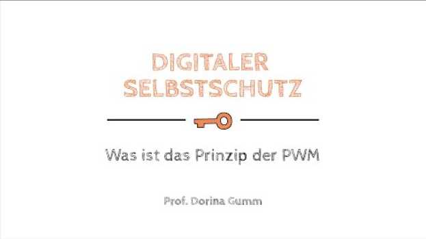 Video Digitaler Selbstschutz: Was ist das Prinzip der Passwortmanager (Teil 1) su italiano