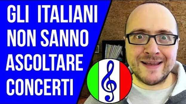 Видео Gli italiani NON sanno ascoltare un Concerto | Vins на русском