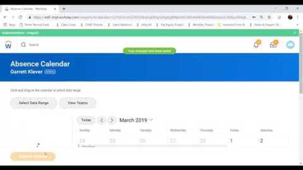 Video =Fast15: Workday Requesting Time Off em português
