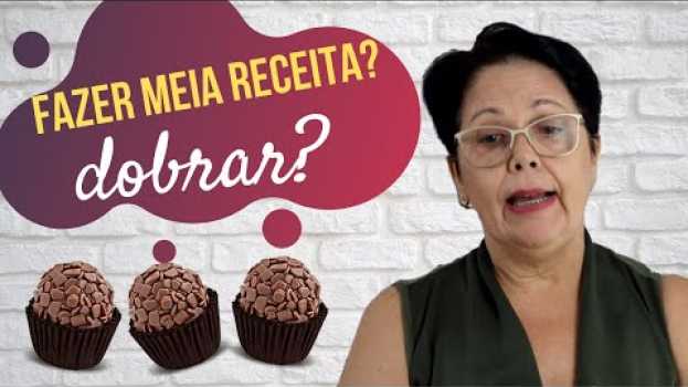 Video Pode DOBRAR / fazer MEIA RECEITA de Brigadeiro Gourmet? 🤔 su italiano
