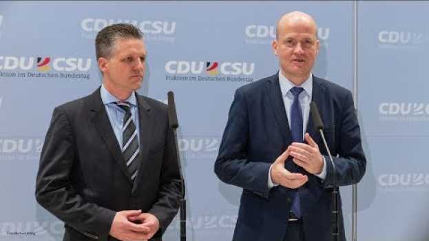 Video Statement von Ralph Brinkhaus und Thorsten Frei su italiano