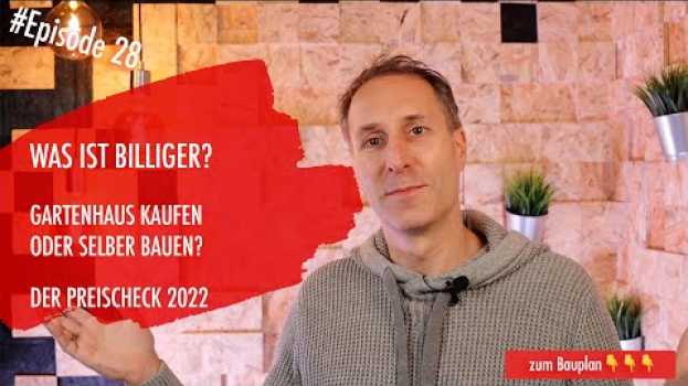 Video DIY Gartenhaus selber bauen oder fertig kaufen? Preise 2022 en français