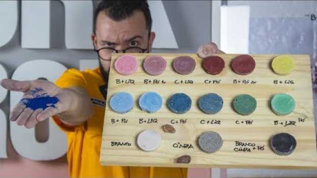 Video COMO FAZER CONCRETO COLORIDO | DIY & DESIGN  | PAULO BIACCHI en español