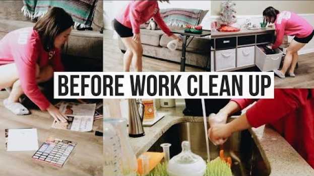 Video QUICK CLEAN BEFORE WORK 2019 | WORKING MOM CLEAN WITH ME | EARLY MORNING SPEED CLEAN PATRICIA MARIE   türkçe