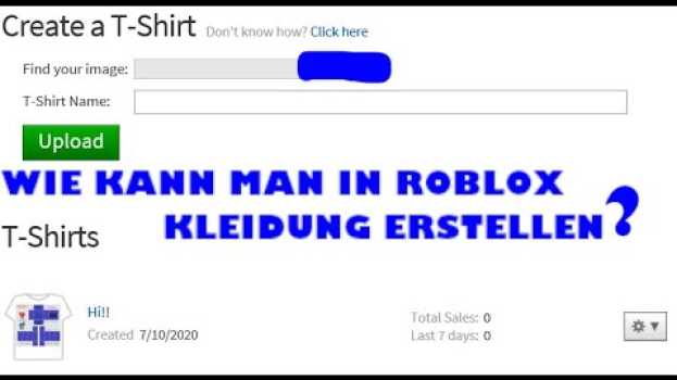 Видео Wie kann man in Roblox Kleidung erstellen. [Roblox Deutsch] на русском