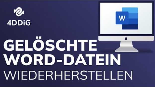 Video 【Mac】Wie kann man gelöschte Word Dokumente auf Mac wiederherstellen? - Los geht's! su italiano