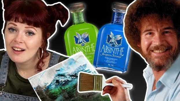 Video Drunk Irish People Try Following A Bob Ross Tutorial   türkçe
