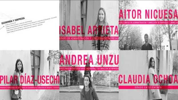 Video Oferta académica de la UPNA en el área de Economía y Empresa su italiano