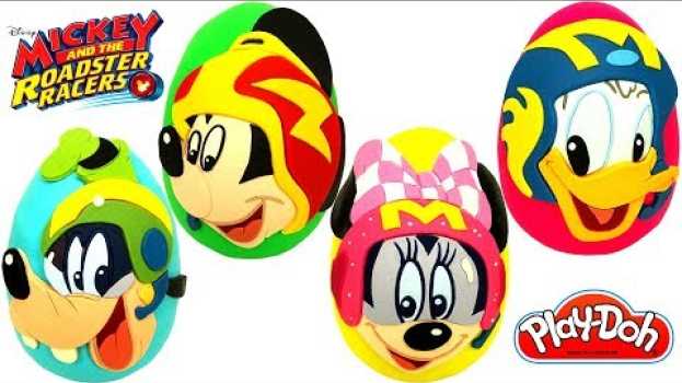 Video 4 Ovos Surpresas de Mickey Aventuras Sobre Rodas Mickey Minnie Pateta Pato Donald de Massinha po polsku