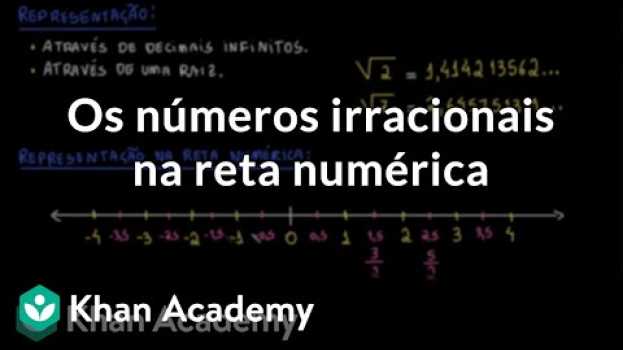 Video Os números irracionais na reta numérica po polsku