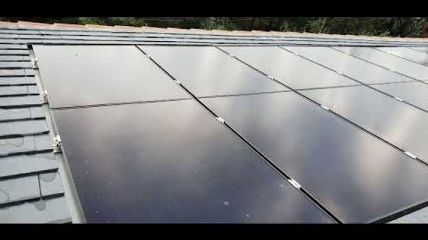 Видео IMPIANTO FOTOVOLTAICO TOTAL BLACK su tetto in ardesia VALUTAZIONE e REENDIMENTO a Recco (GE) на русском