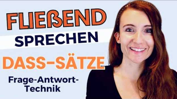 Video DASS-SÄTZE endlich richtig sagen! So lernst du FLIEßEND DEUTSCH sprechen B2 C1   türkçe