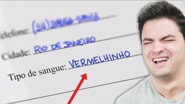 Video RESPOSTAS DE PROVAS MAIS ENGRAÇADAS [+10] auf Deutsch