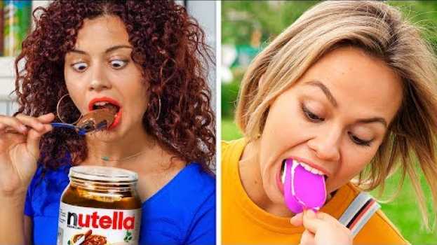 Video WHEN FOOD IS LIFE || Are You A Real Foodie? So Relatable by 123 GO! in English