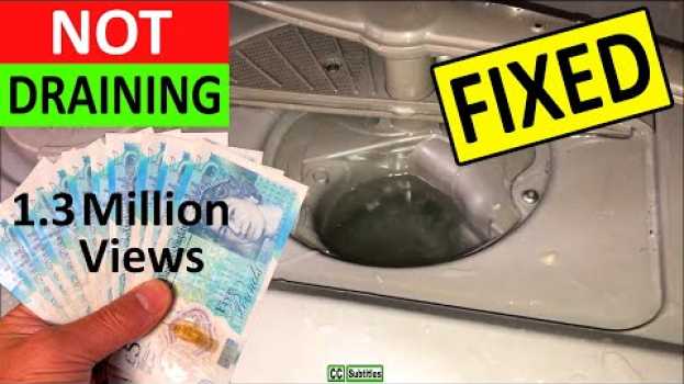 Video Dishwasher not draining Water - Dishwasher full of Water Fixed po polsku