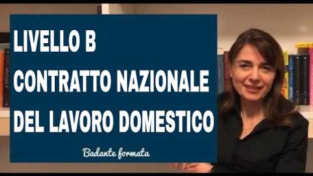 Video CONTRATTO NAZIONALE COLLETTIVO DEL LAVORO DOMESTICO LIVELLO B auf Deutsch