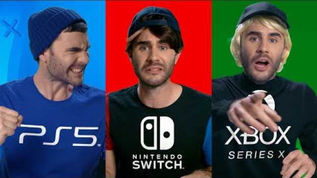 Video Le CLASH des consoles in English