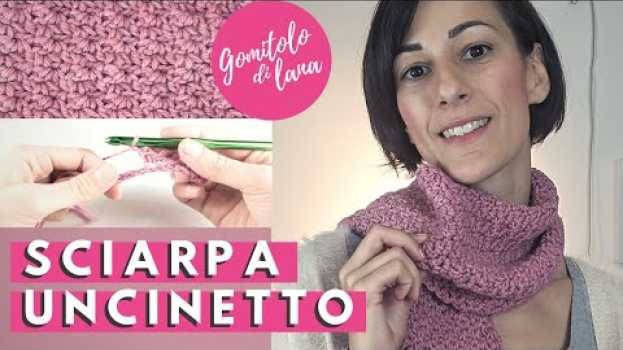 Video SCIARPA UNCINETTO A PUNTO ACACIA: tutorial facile per una sciarpa di lana in 3 ore (crochet scarf)   türkçe