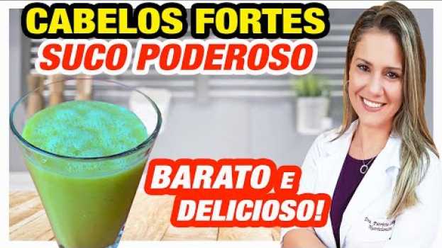 Видео Suco para o CABELO CRESCER mais RÁPIDO, forte e diminuir a queda! на русском